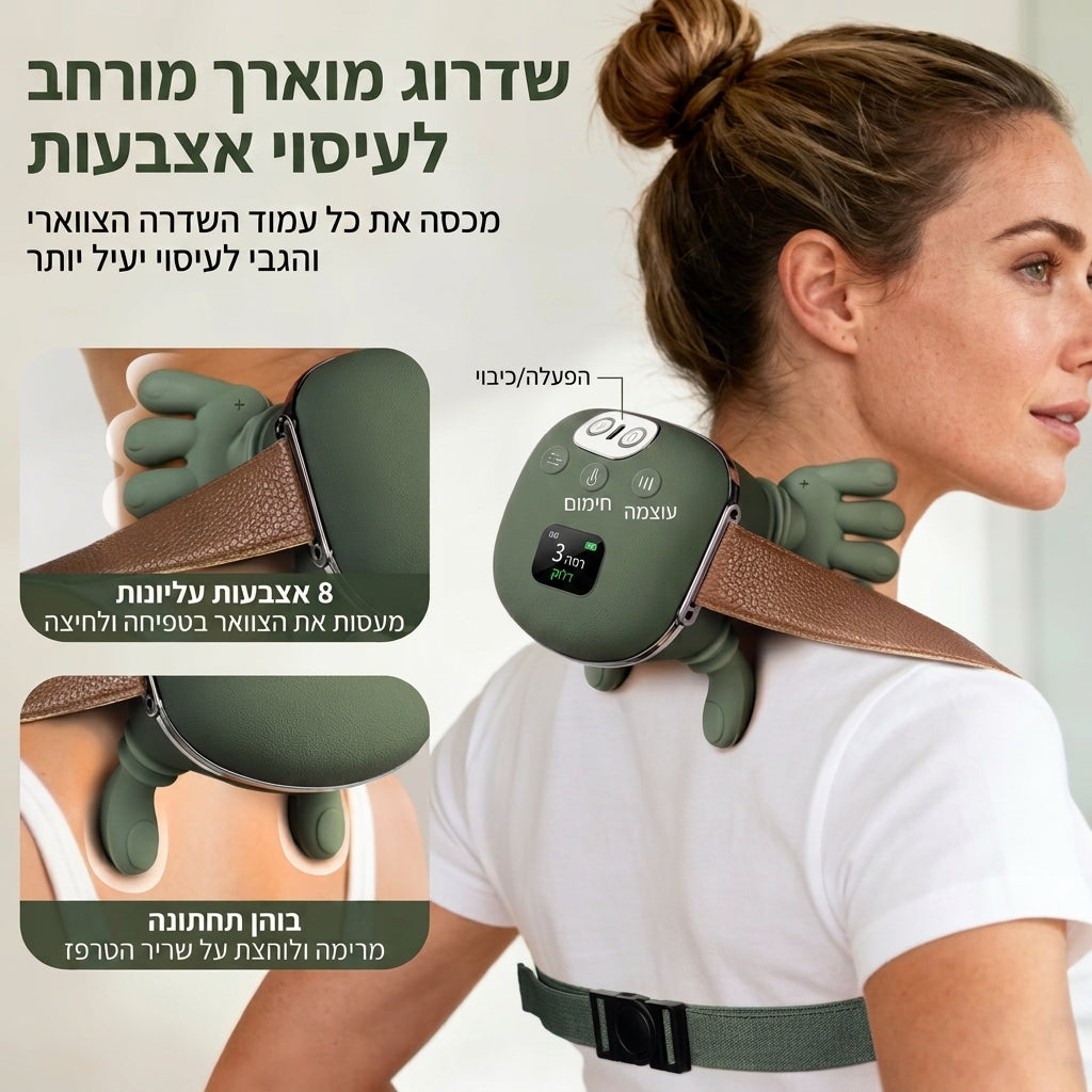 Calmora™️- מעסה הצוואר והכתפיים החשמלי