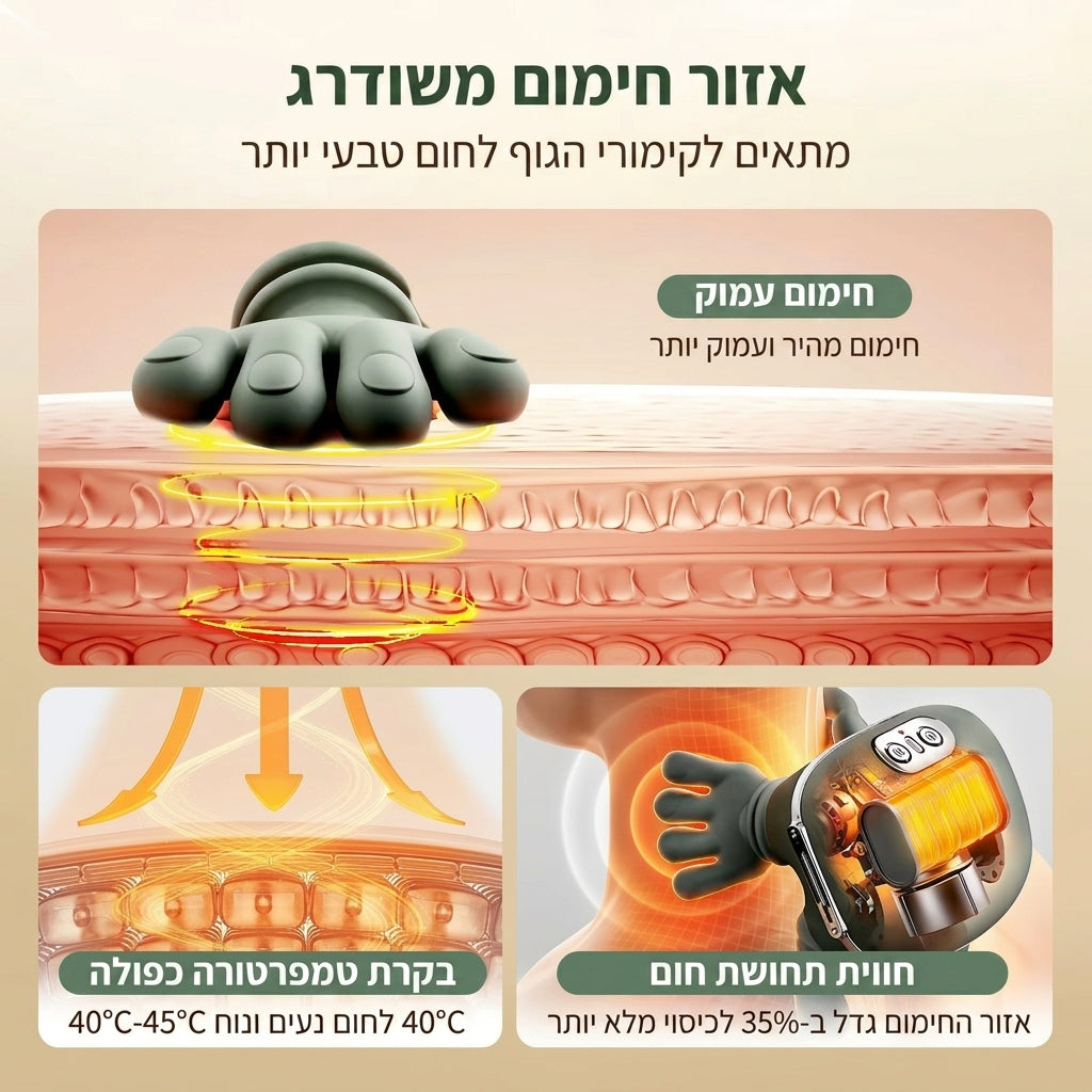 Bionic Finger Neck Shoulder Massager Wireless Neck Cervical Trapezius Kneading Massage Shawl Brushless Motor Neck Massager