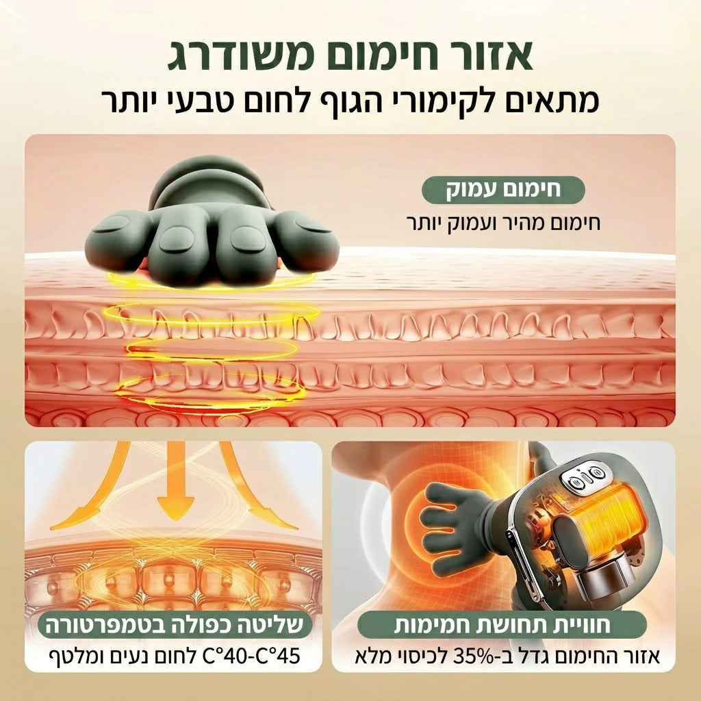 Calmora מעסה הצוואר והכתפיים החשמלי מבית